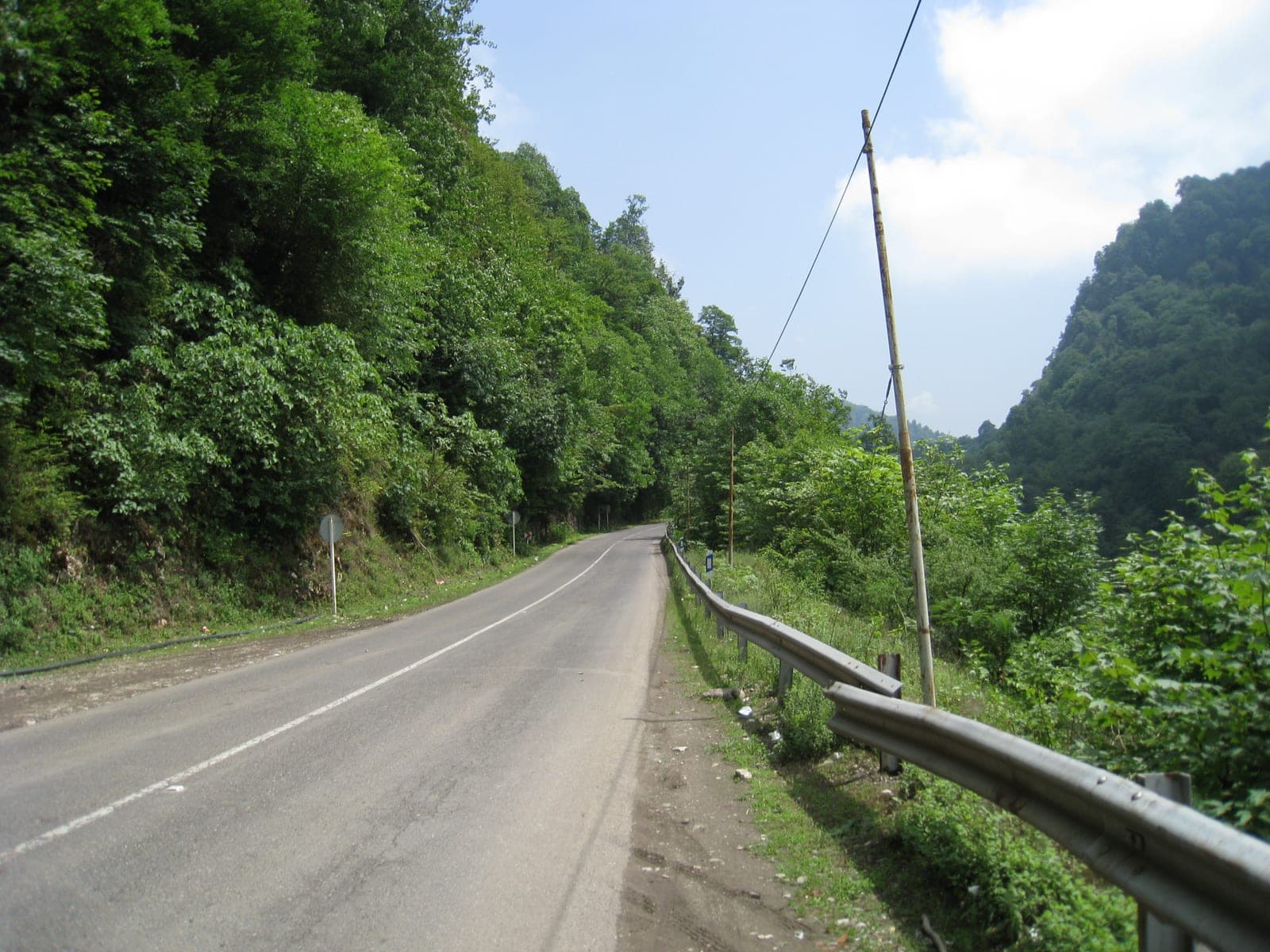 Straße bei Kelardasht